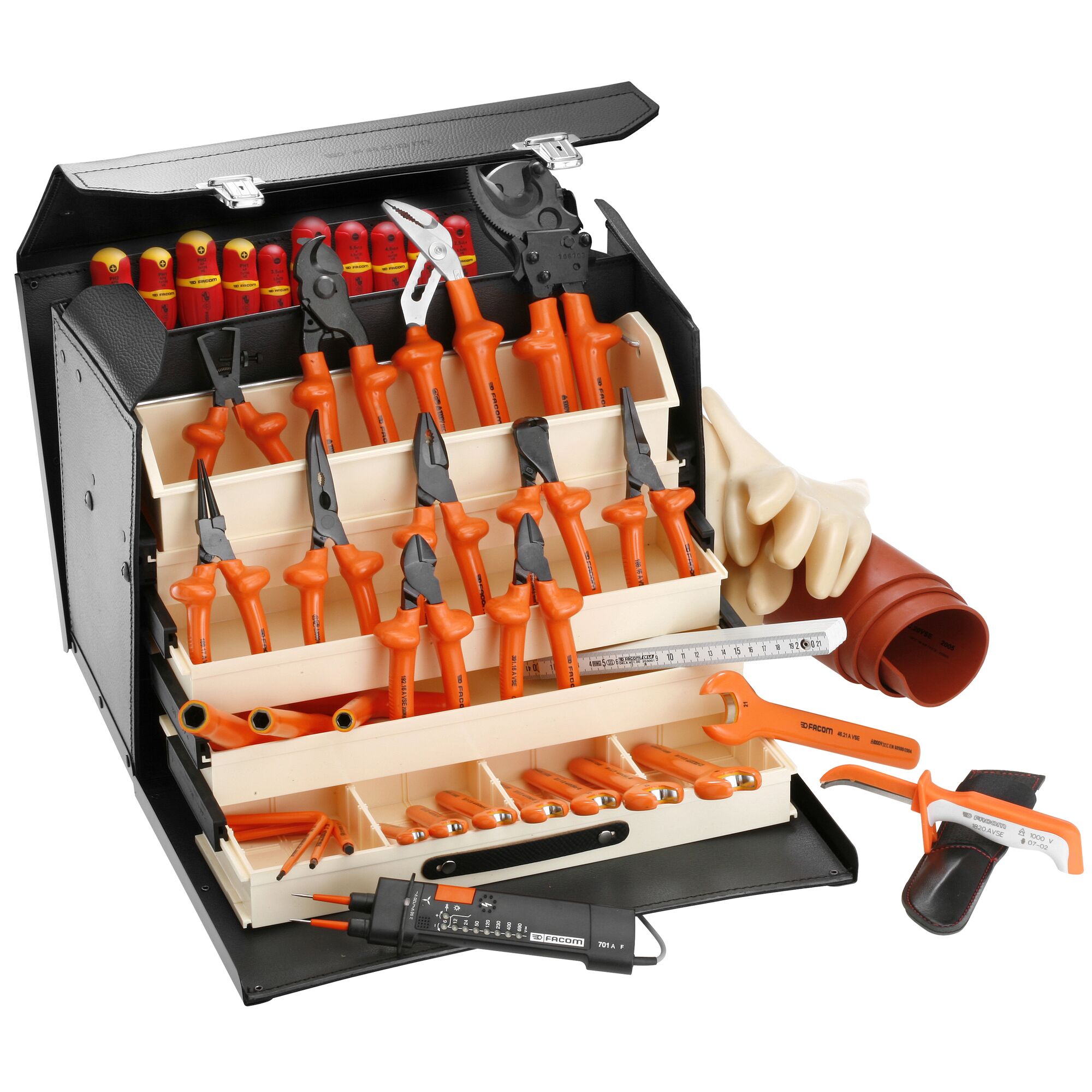 1000 v insulated tool set of 41 pieces | FACOM