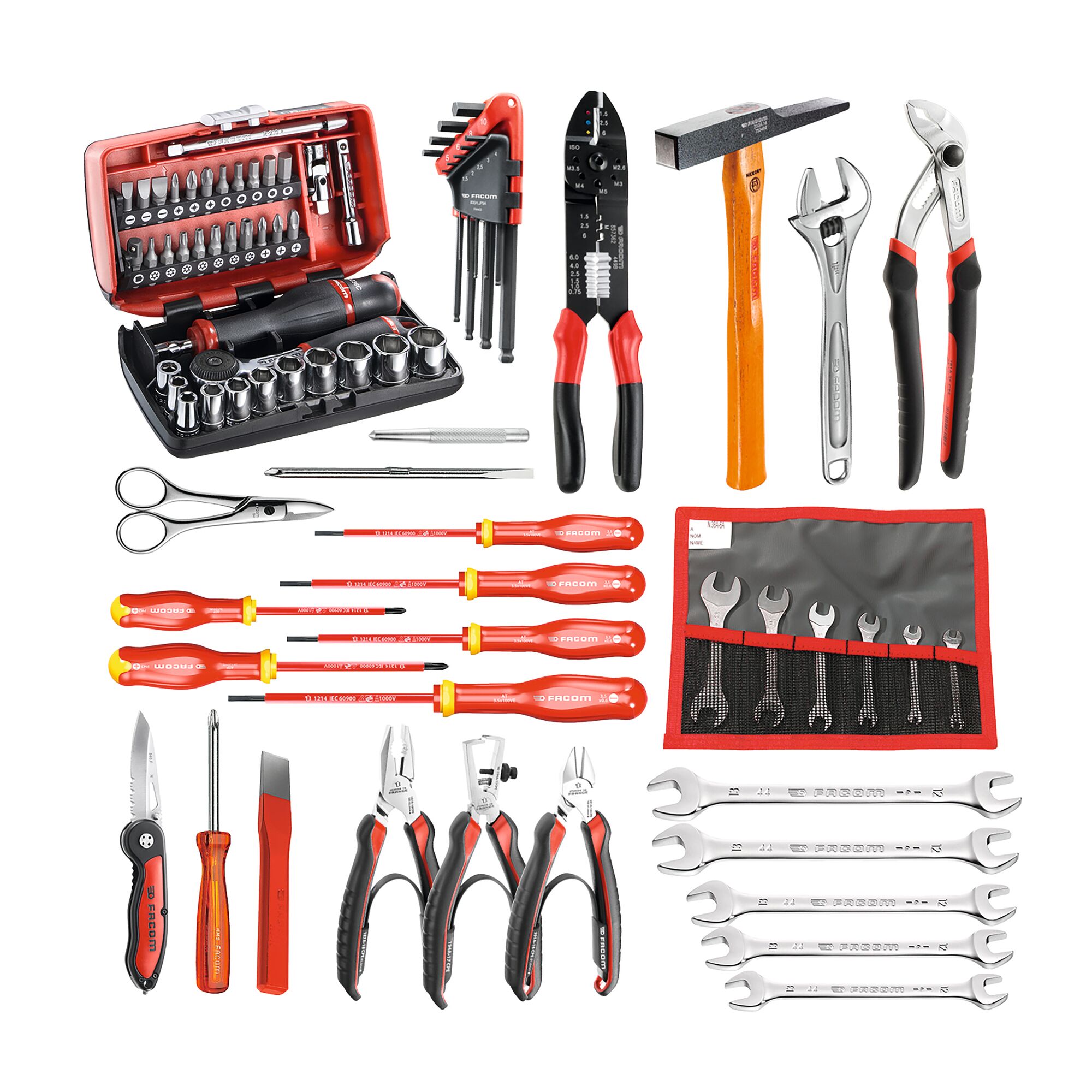 Electronic tool set 39 pieces | FACOM